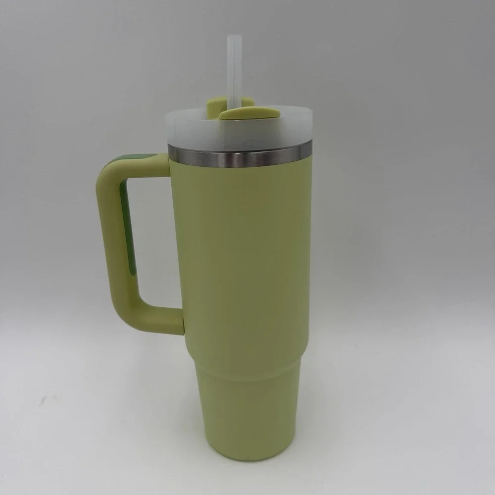 Stanley Cup Quencher H2.0 Tumbler 30oz Citron Tie Dye Target Exclusive Green - Picture 2 of 5
